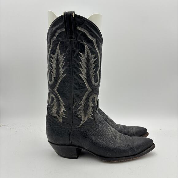 Vintage Tony Lama Thieves Market Boots Men\'s 8 D Cowboy Western main image 14